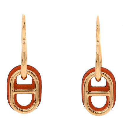Hermes Swift O'Maillon Earrings Orange 1 of 6