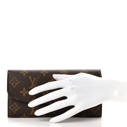 Louis Vuitton Monogram Emilie Wallet Fuchsia 2 of 6