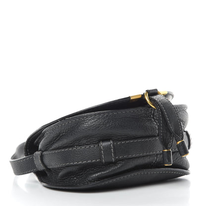 Chloe Calfskin Mini Marcie Round Crossbody Bag Black 4 of 17
