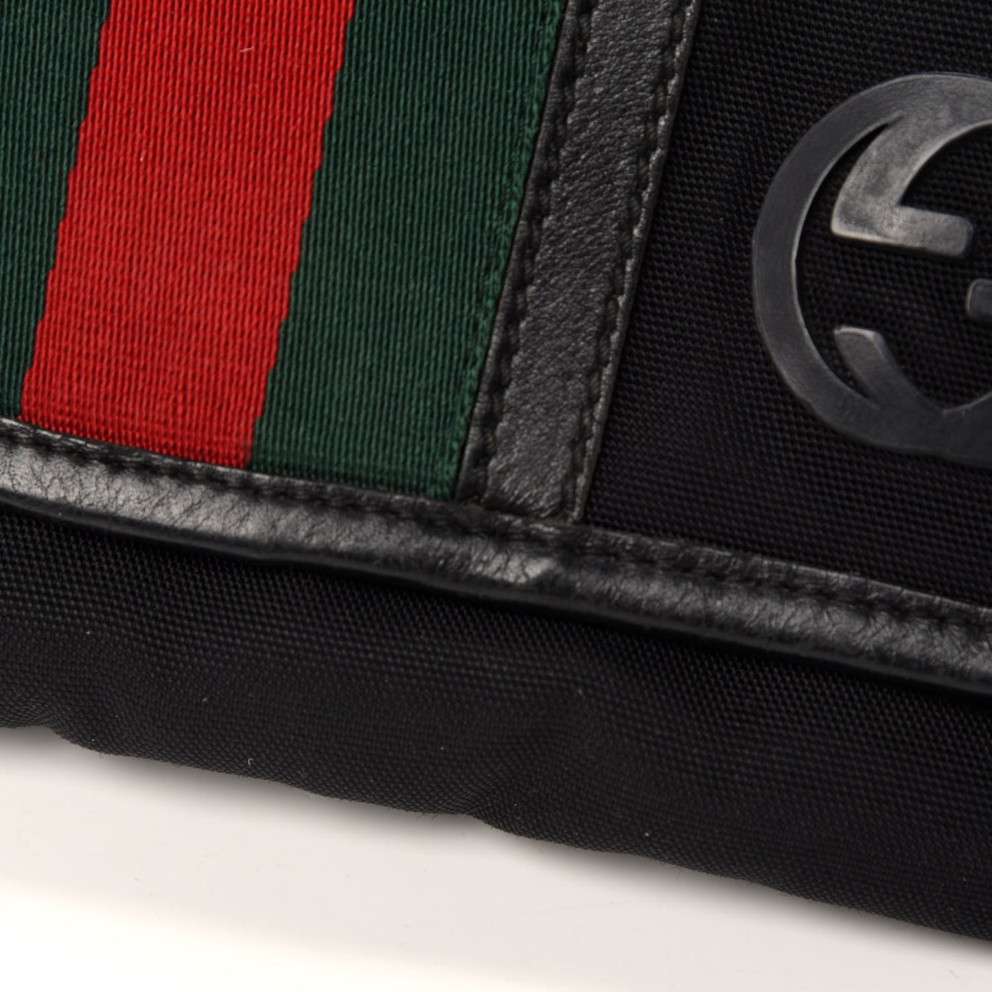 Nylon Web Belt Bag Black