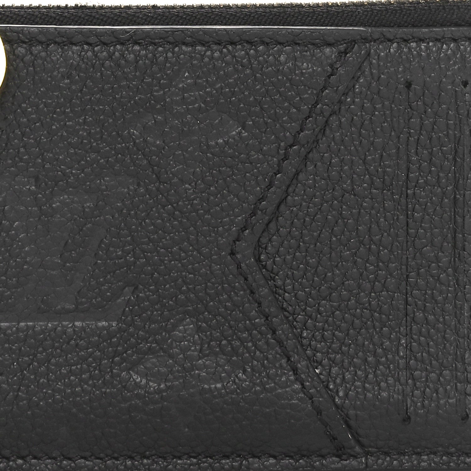 Louis Vuitton Empreinte Monogram Zipped Romy Card Holder Black 7 of 7