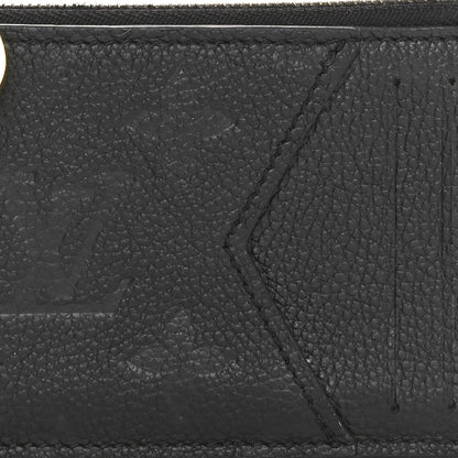 Louis Vuitton Empreinte Monogram Zipped Romy Card Holder Black 7 of 7