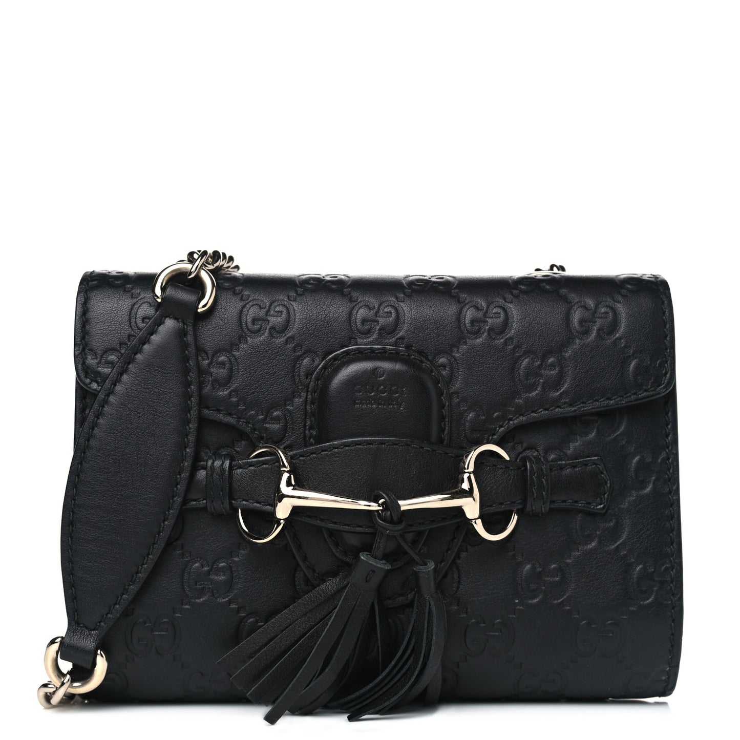 Guccissima Mini Emily Shoulder Bag Black