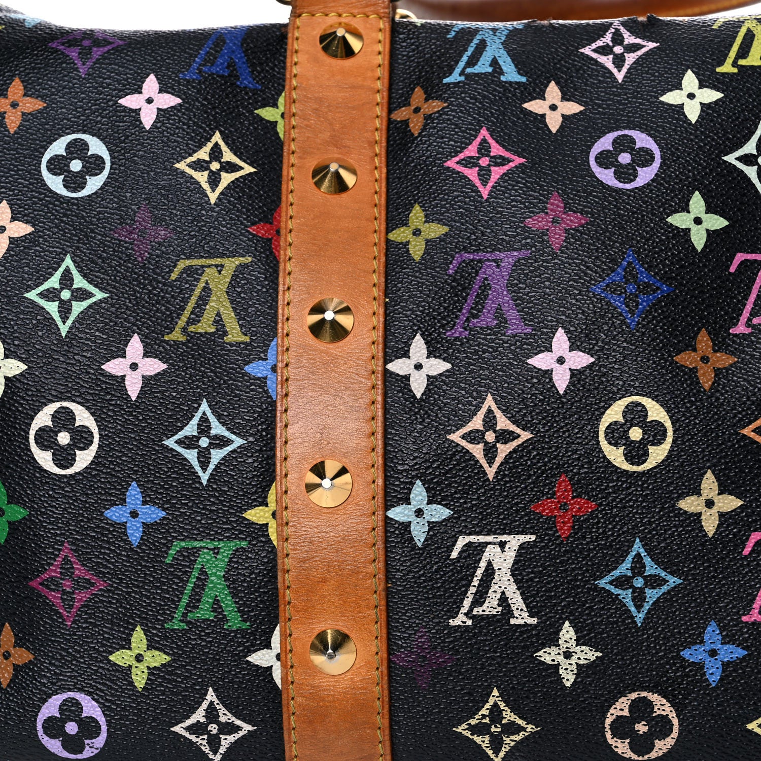 Louis Vuitton Monogram Multicolor Keepall 45 Black 22 of 44