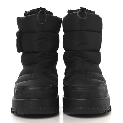 Louis Vuitton Nylon Monogram LV Alpine Mens Boot 9 Black 2 of 8