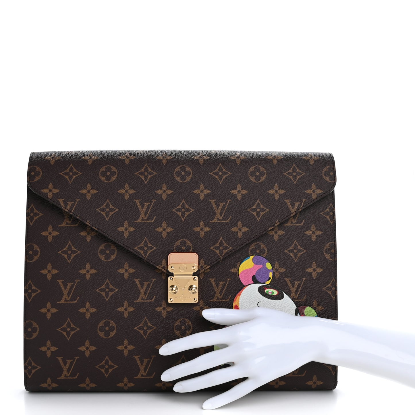 LV X TM Monogram Superflat Characters Mark Folder