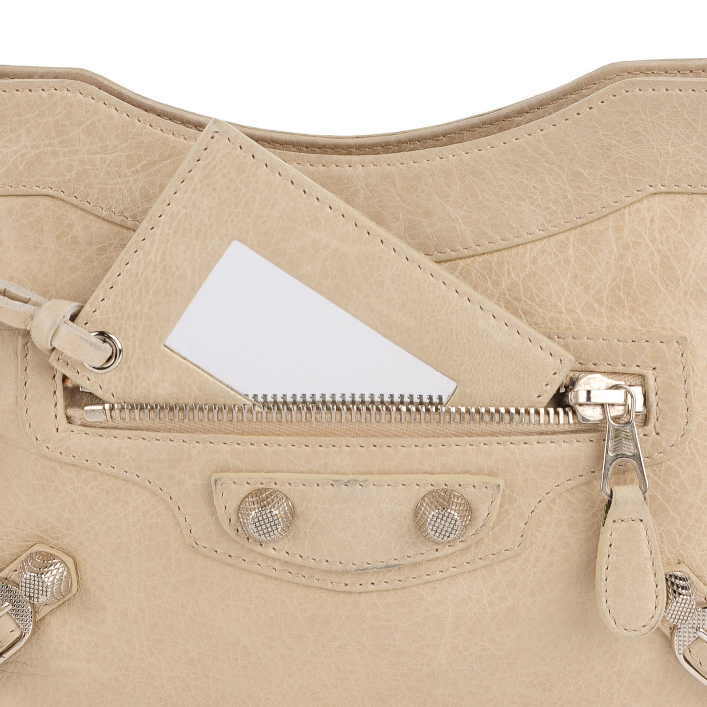 Agneau Giant 12 Silver Hardware Hip Praline
