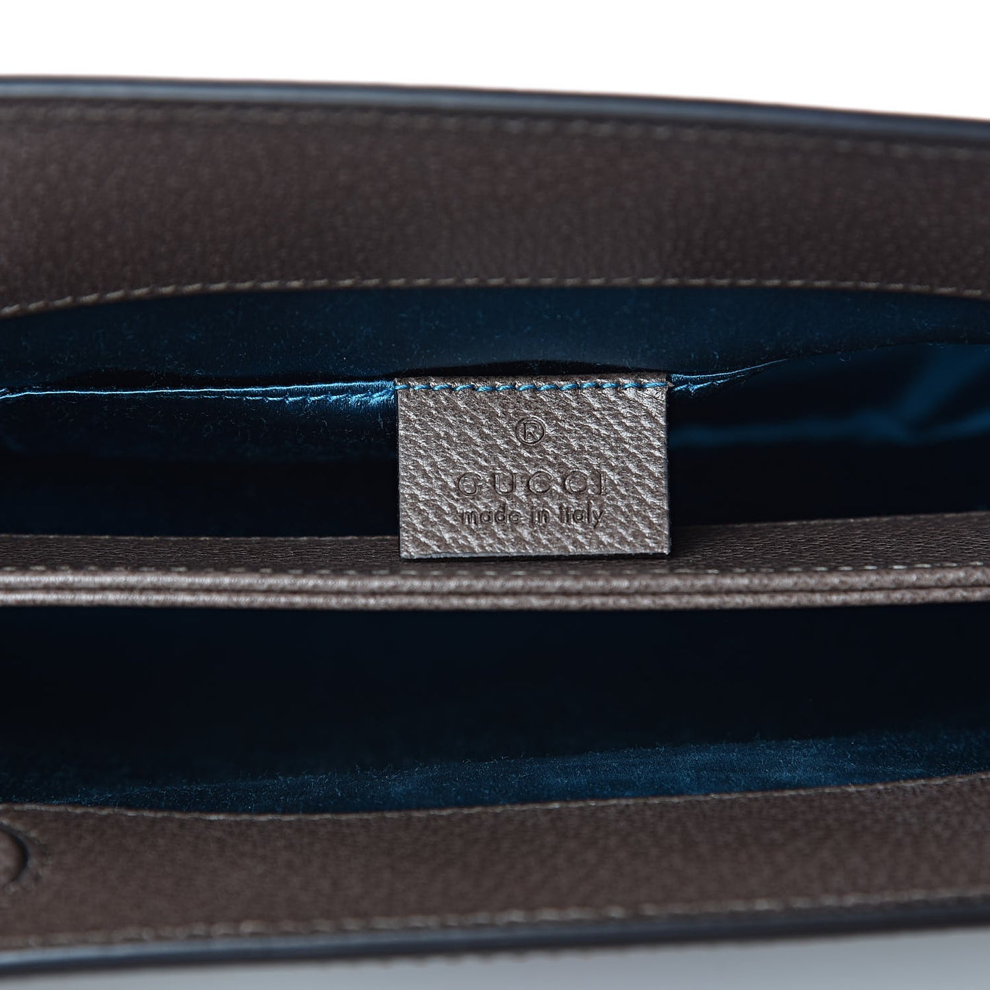 GG Supreme Monogram Web Small Ophidia Chain Shoulder Bag Brown