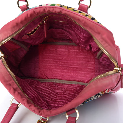 Prada Canapa Semitracolla St Venez Tote Giada Peonia 5 of 13
