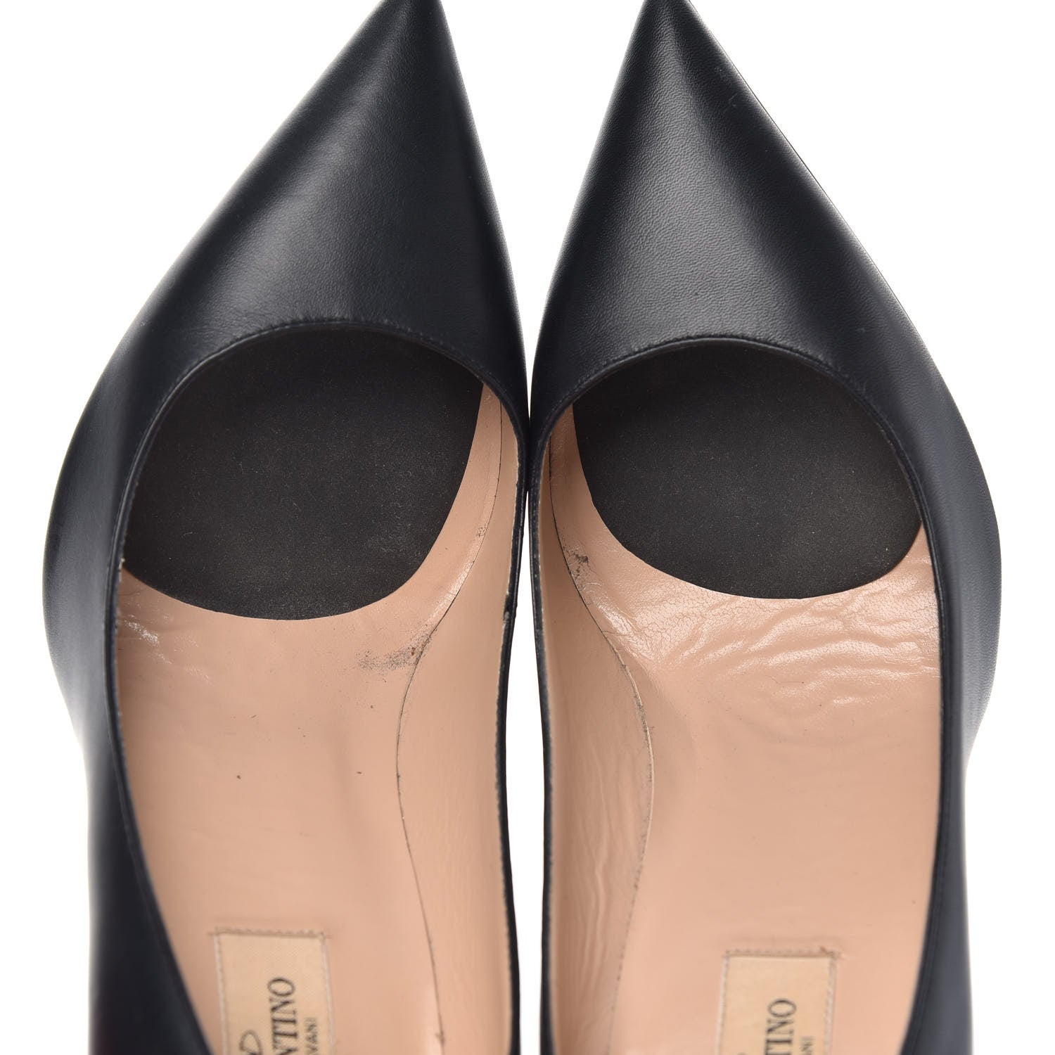 Valentino Garavani Calfskin Rockstud New Plain 100mm Pumps 39 Black 10 of 11