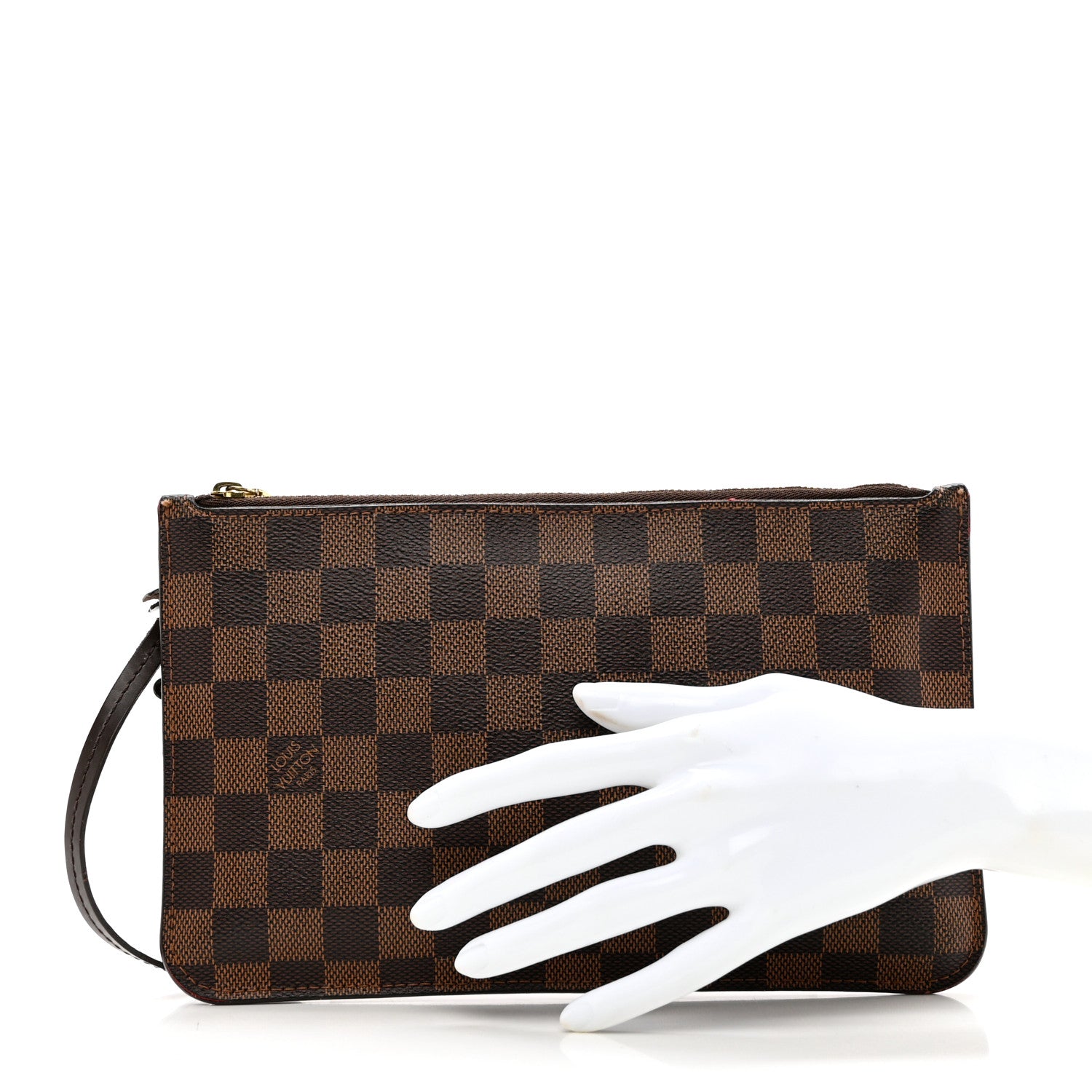 Louis Vuitton Damier Ebene Neverfull MM GM Pochette 2 of 10