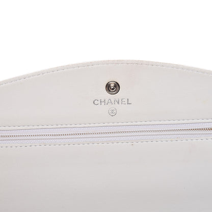 Chanel Caviar Timeless CC Wallet on Chain WOC White 6 of 18