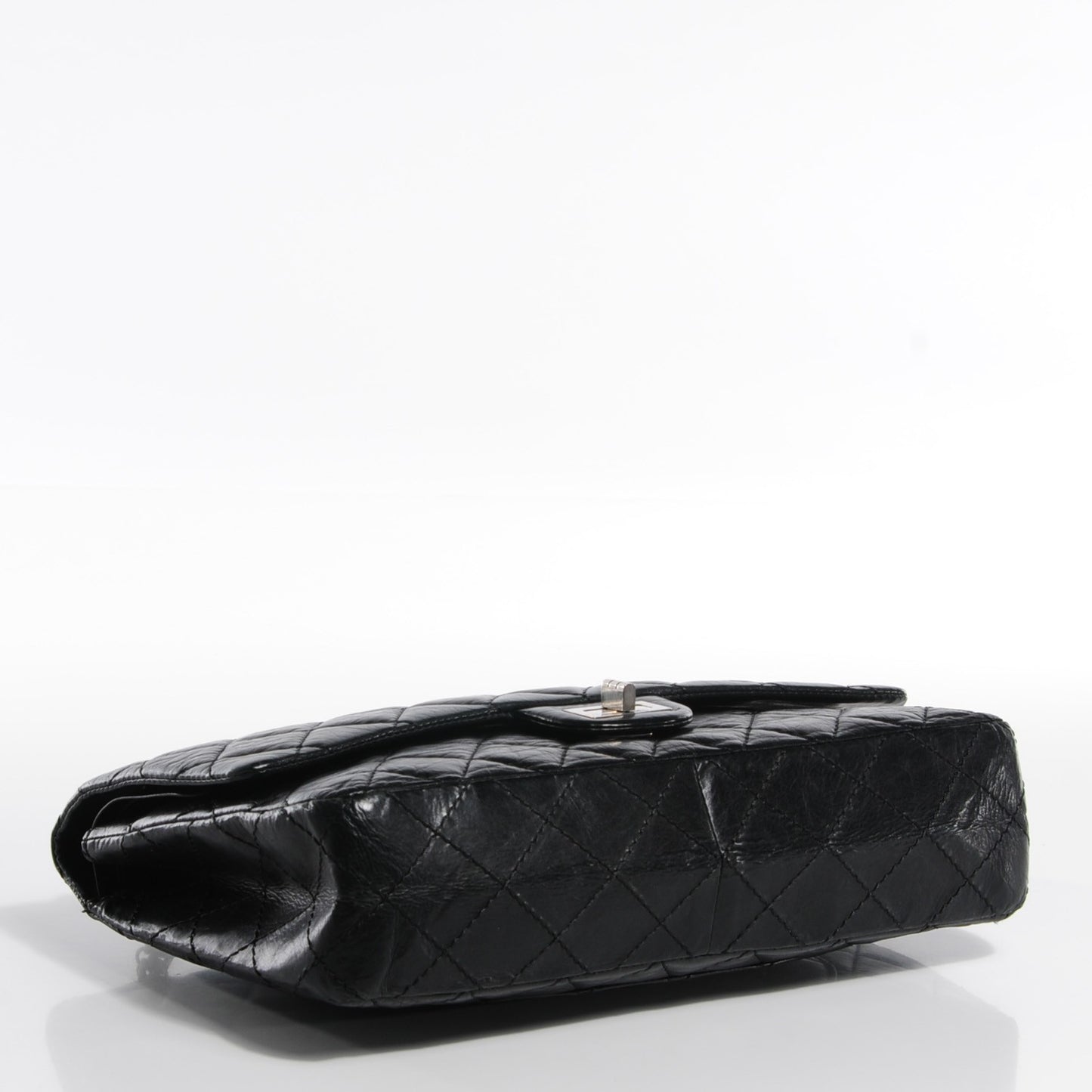 Aged Calfskin Quilted 2.55 Reissue 226 Flap Black