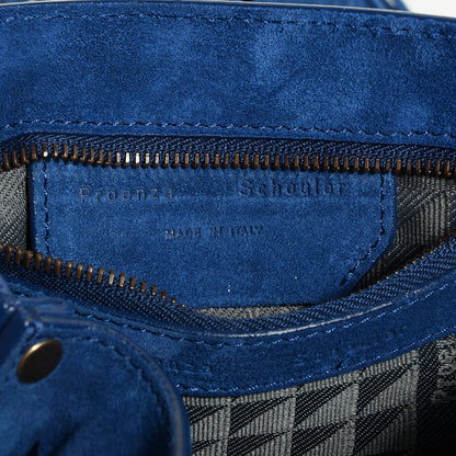 Proenza Schouler Suede Fringed PS1 Crossbody Pouch Cadet Blue 7 of 14