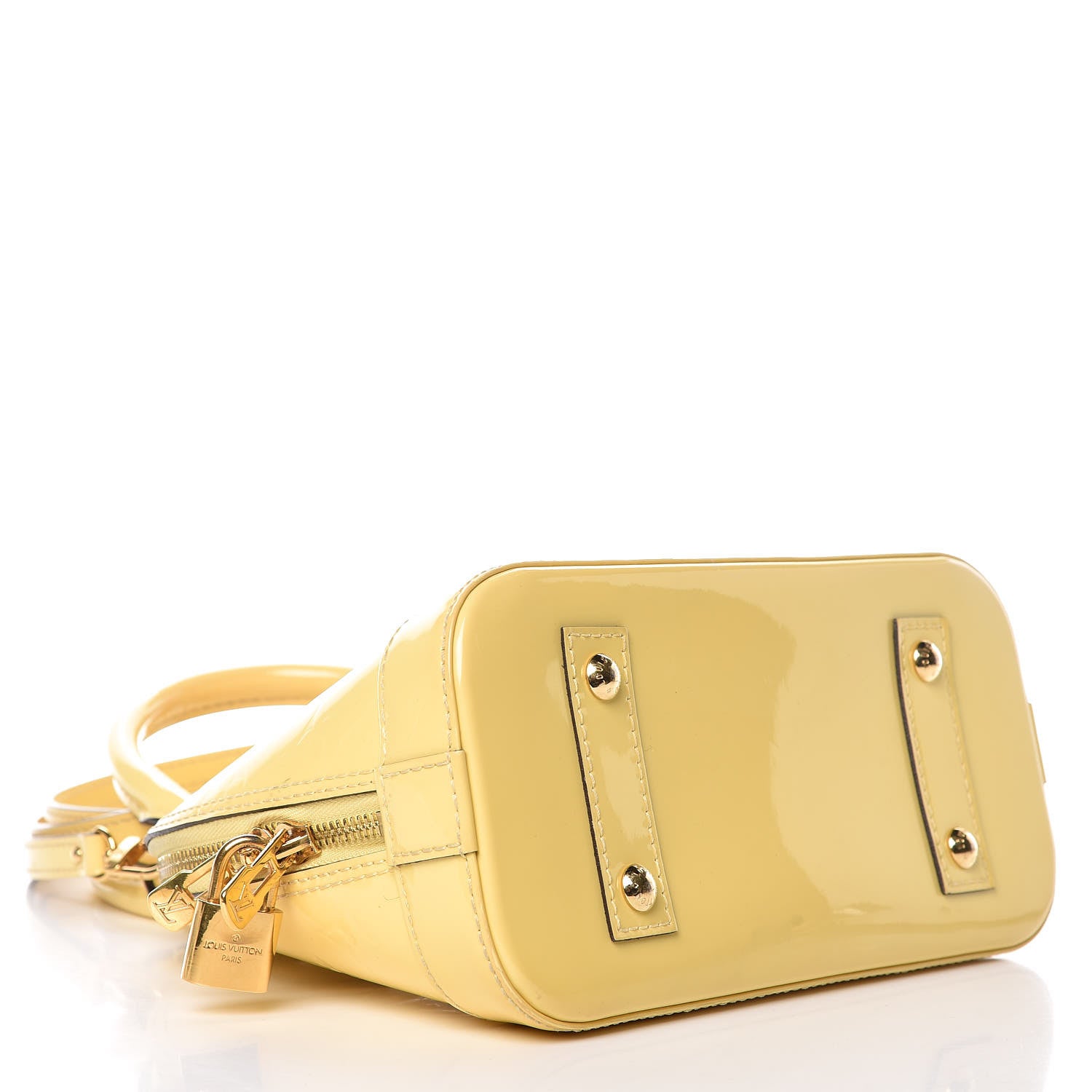 Louis Vuitton Vernis Alma BB Citrine 4 of 16