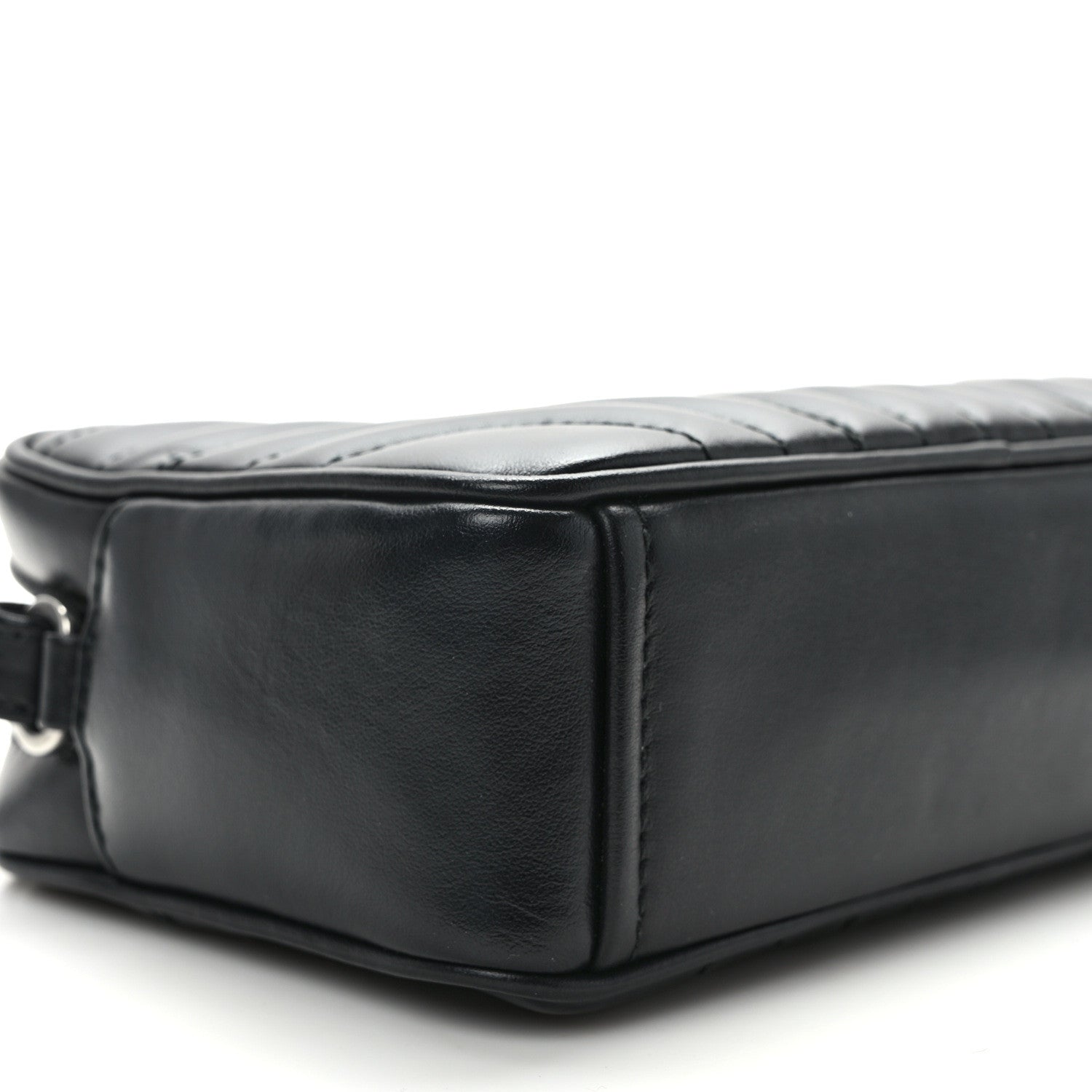 Prada Soft Calfskin Diagramme Crossbody Bag Black 8 of 10