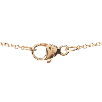 David Yurman 18K Yellow Gold Garnet Heart Pendant Necklace 4 of 4