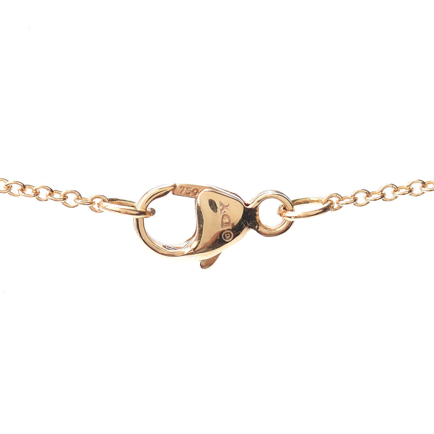 David Yurman 18K Yellow Gold Garnet Heart Pendant Necklace 4 of 4