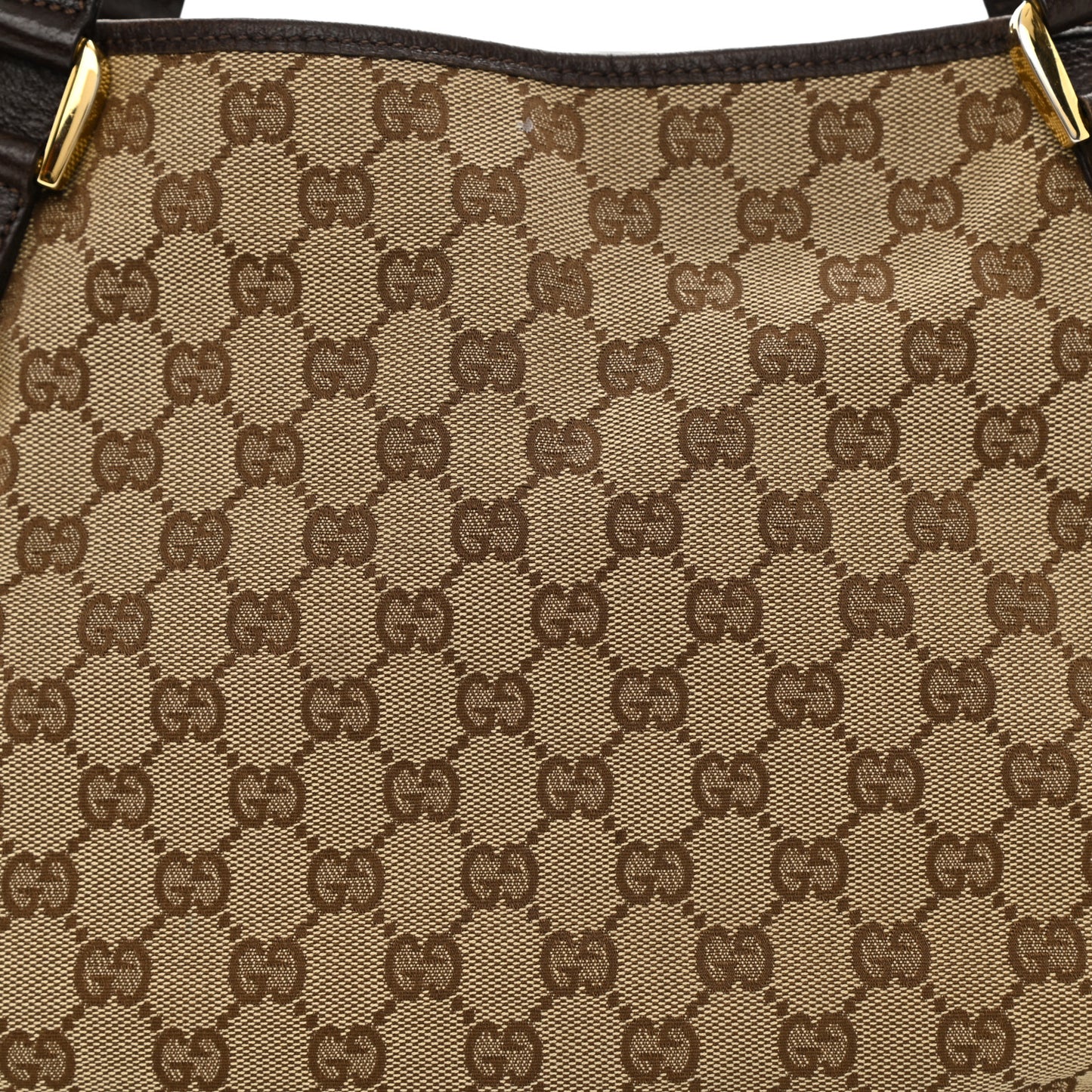 Monogram Medium Abbey Shoulder Bag Dark Brown