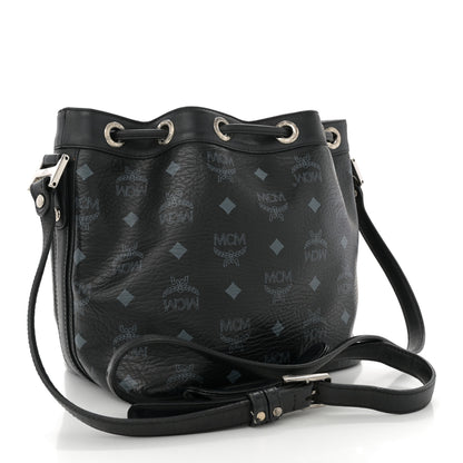 MCM Visetos Essential Drawstring Bucket Bag Black 3 of 11