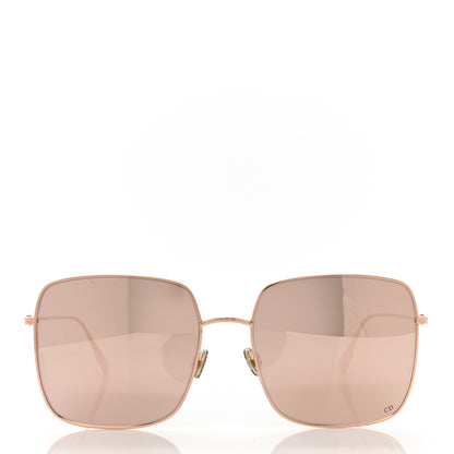 Christian Dior Metal Stellaire 1 Square Sunglasses Gold 2 of 11