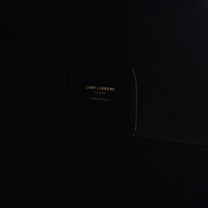 Saint Laurent Calfskin Large Shopping Tote Black 8 of 10