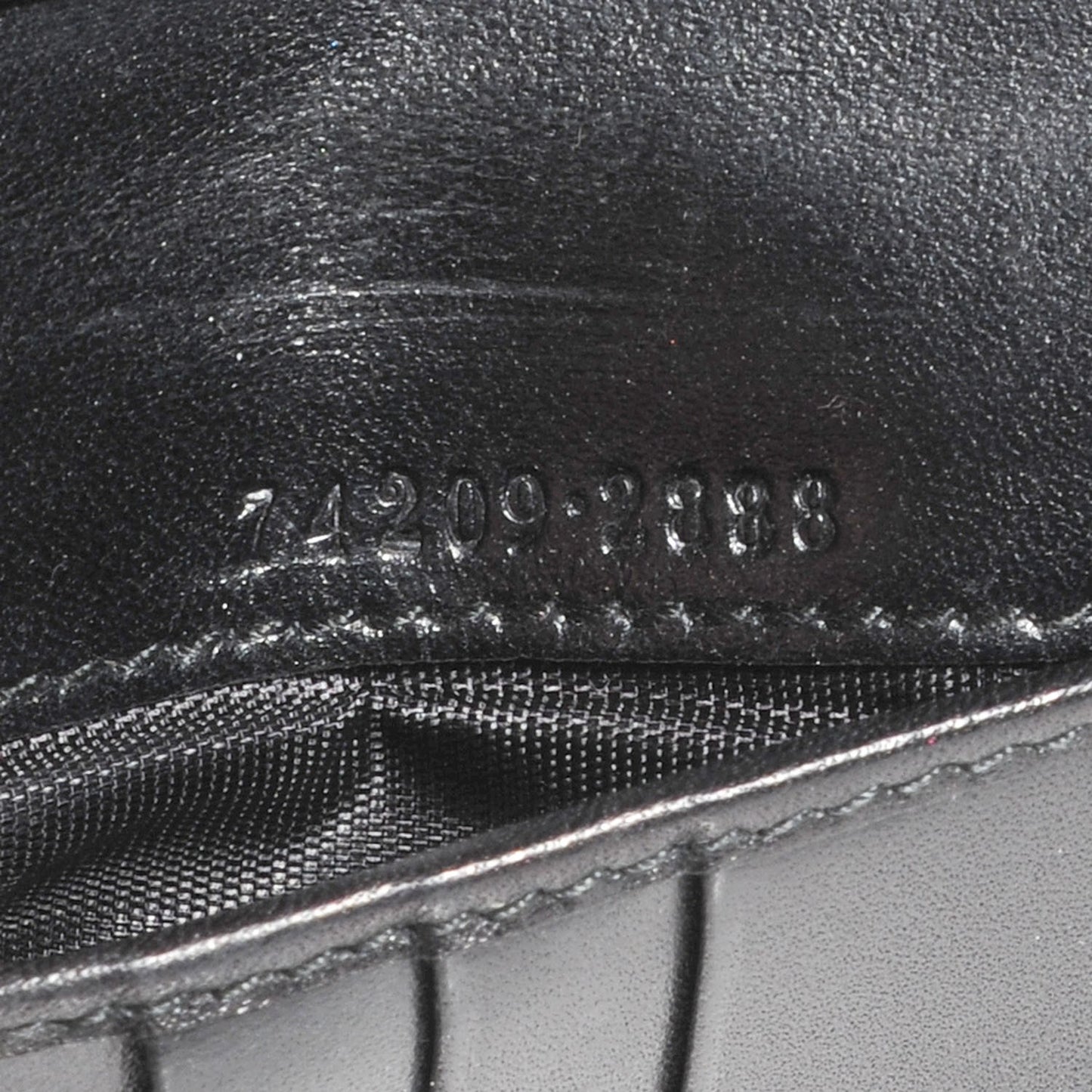Monogram Compact Wallet Black