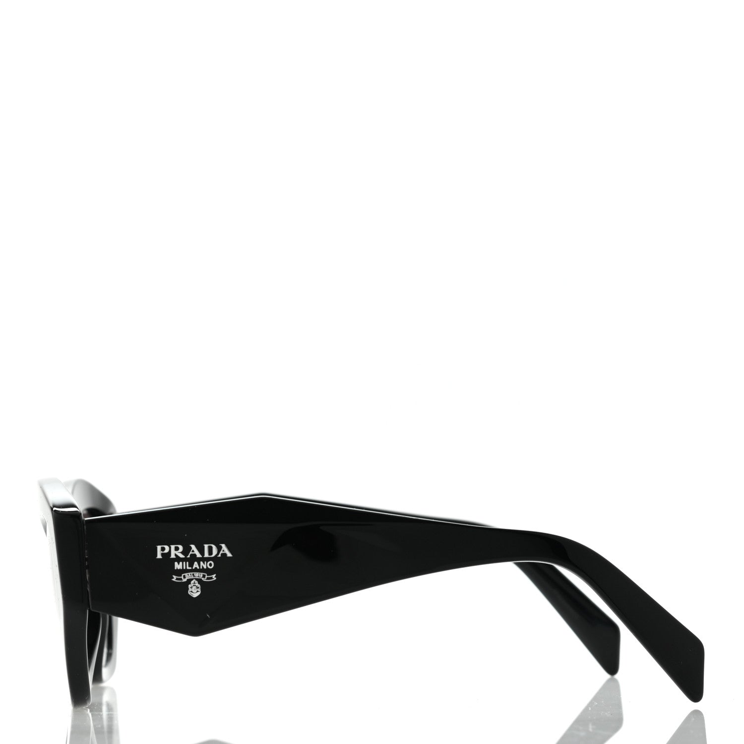 Prada Acetate Symbole Sunglasses SPR 07Y Black 3 of 8