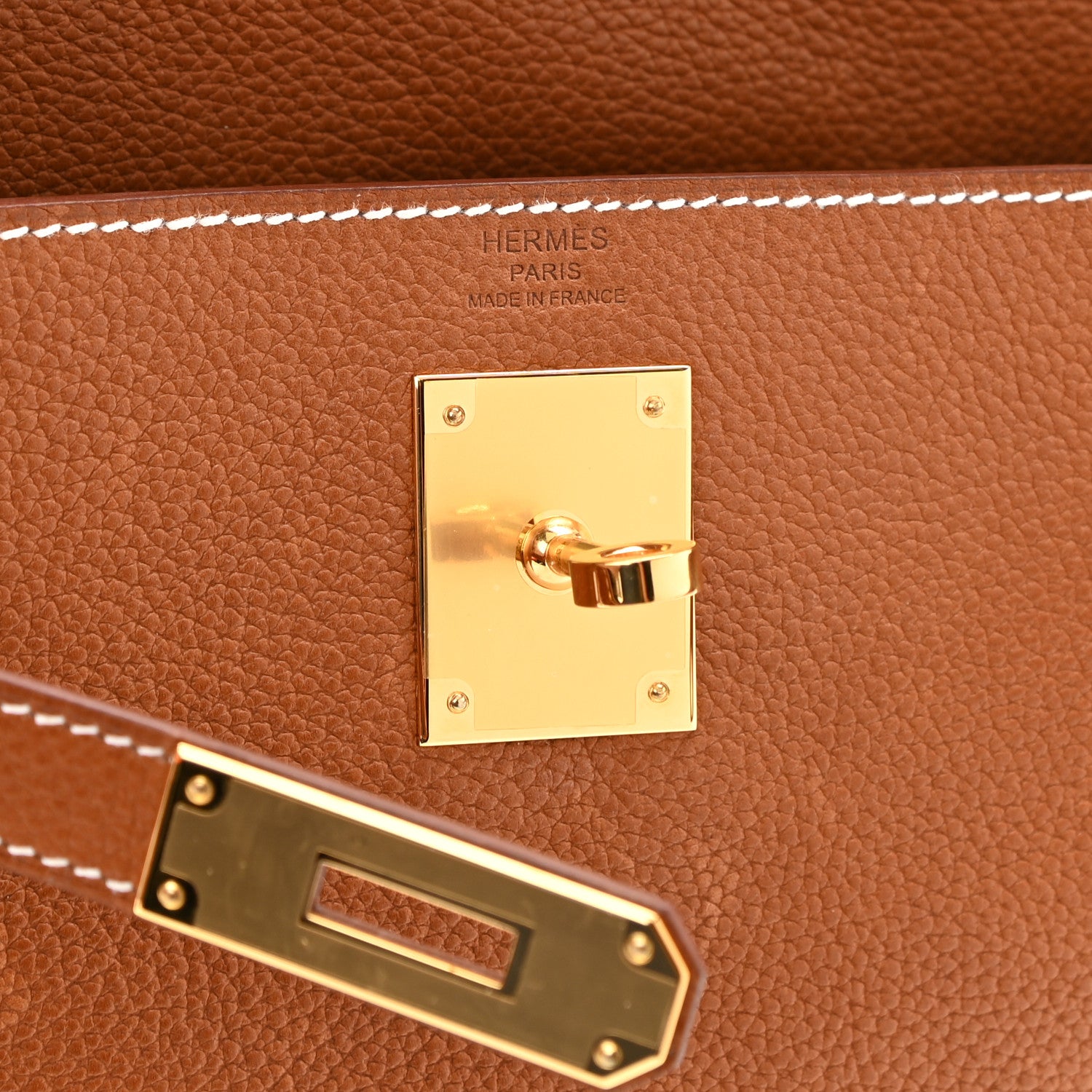 Hermes Barenia Faubourg Kelly Retourne 28 Fauve 6 of 11