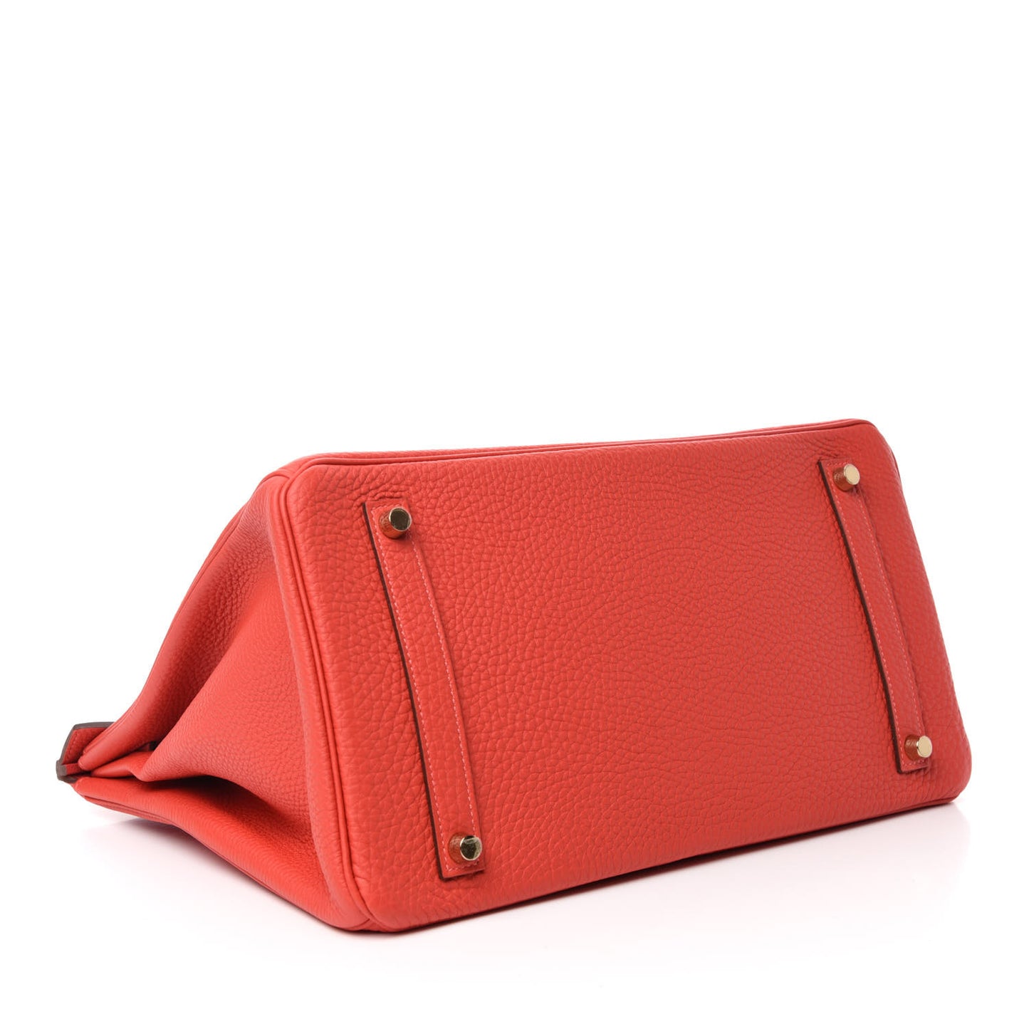 Togo Birkin 35 Rouge Pivoine