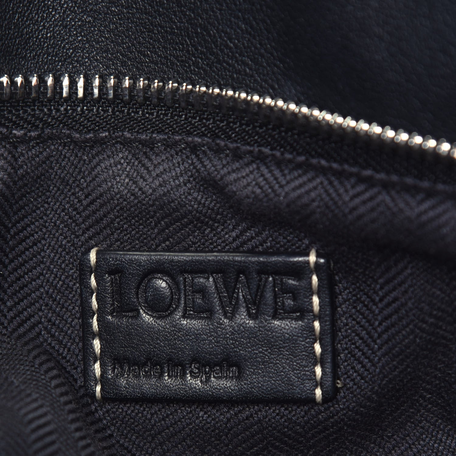 Loewe Calfskin Small Puzzle Bag Black Taupe 7 of 10