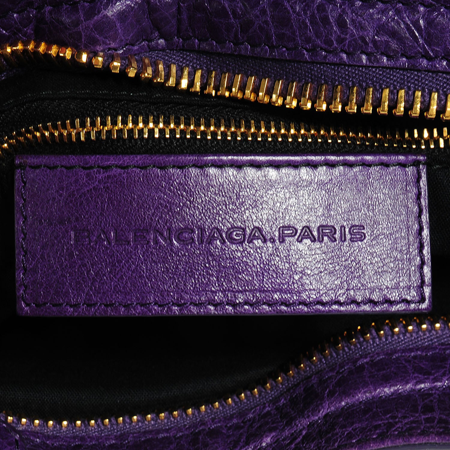 Balenciaga Agneau Giant 21 Gold Hardware City Dark Violet 10 of 14