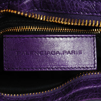 Balenciaga Agneau Giant 21 Gold Hardware City Dark Violet 10 of 14