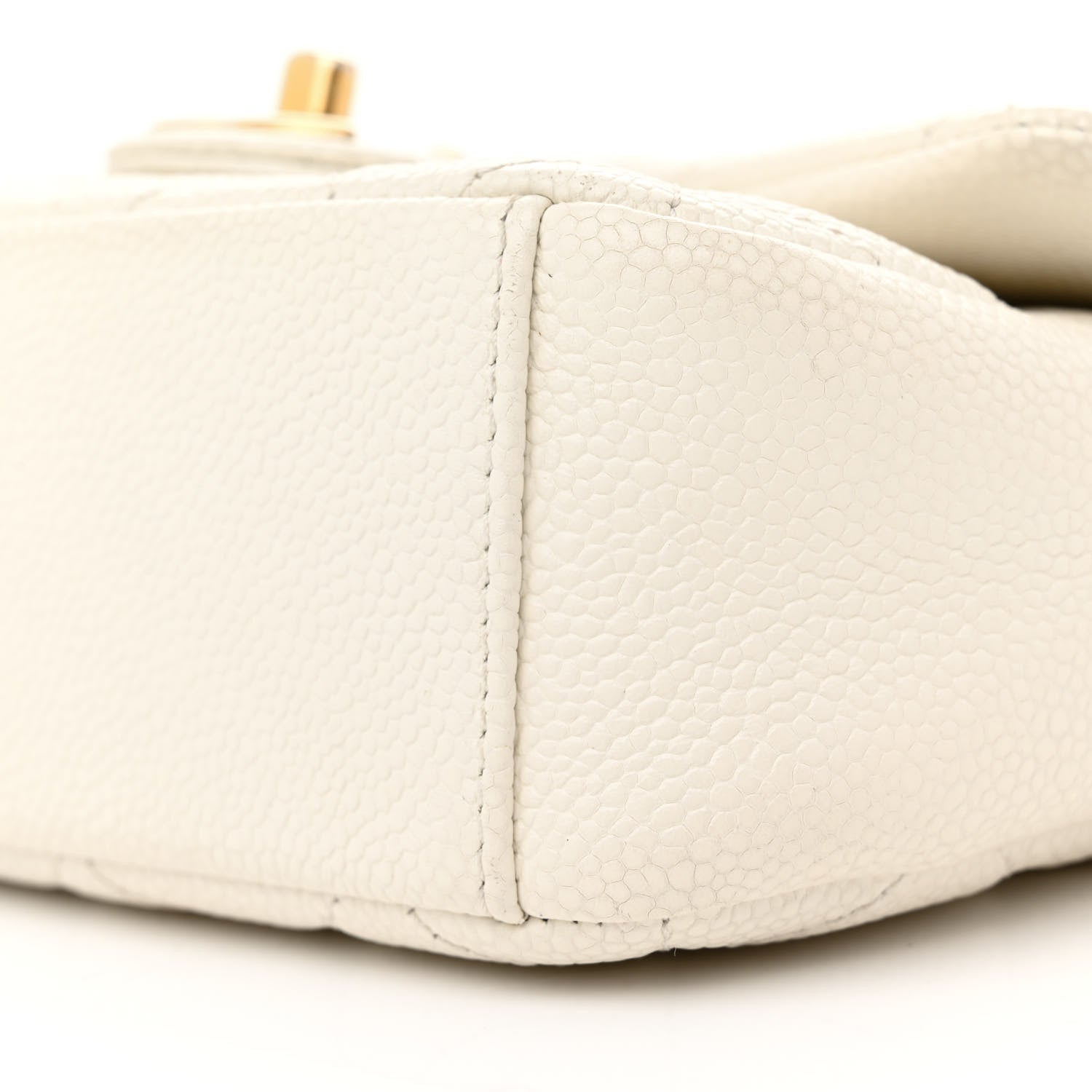 Chanel Caviar Quilted Mini Chain Soul Flap White 10 of 12