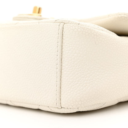 Chanel Caviar Quilted Mini Chain Soul Flap White 10 of 12