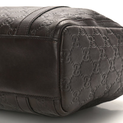 Gucci Guccissima Small Abbey Boston Dark Brown 9 of 10