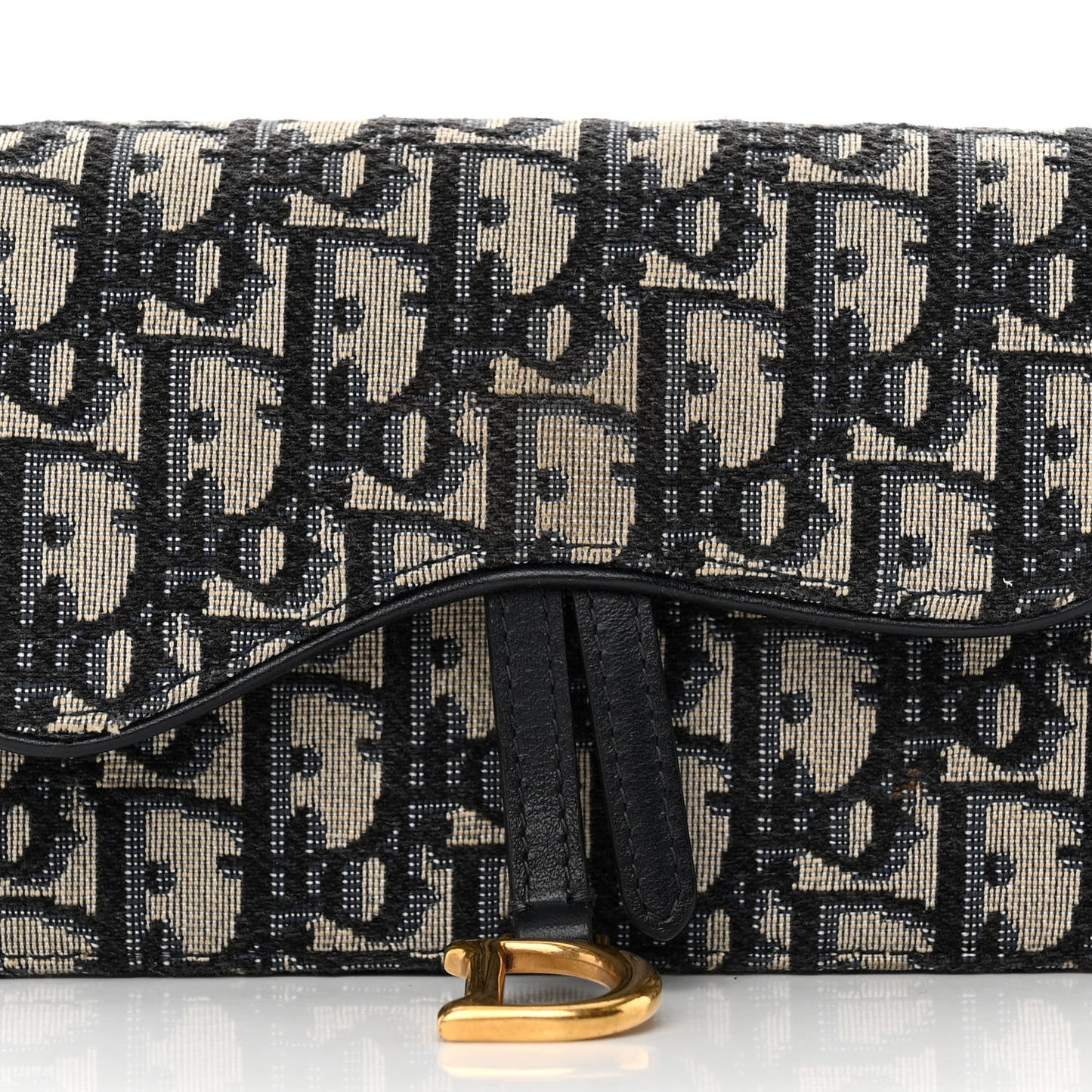 Oblique Saddle Belt Bag Blue