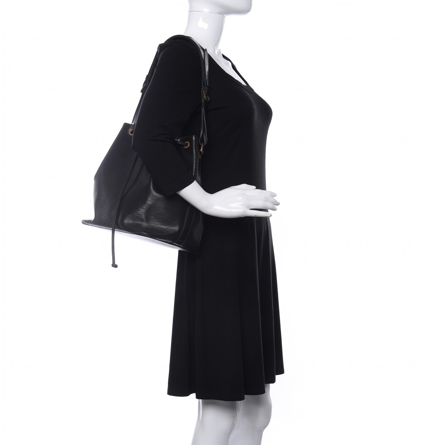 Louis Vuitton Epi Petit Noe Black 2 of 10