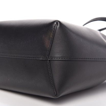 Mansur Gavriel Vegetable Tanned Calfskin Mini Mini Bucket Bag Black Flamma 7 of 8