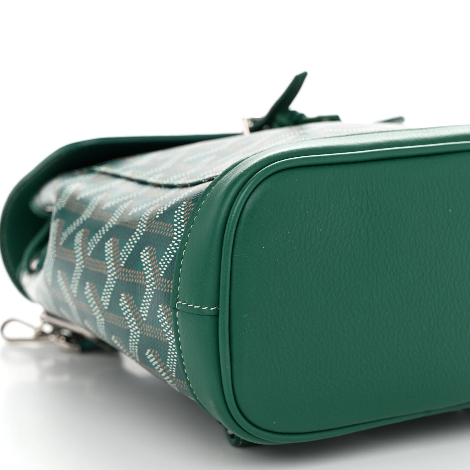 Goyard Goyardine Calfskin Mini Alpin Backpack Green 8 of 9