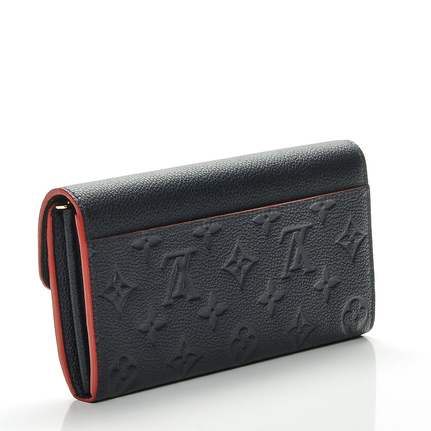 Empreinte Sarah Wallet NM Marine Rouge