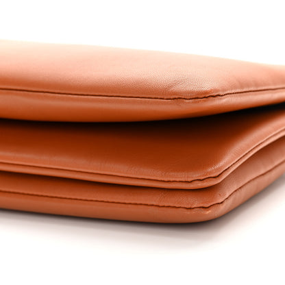 Celine Lambskin Large Trio Crossbody Bag Light Copper 11 of 14