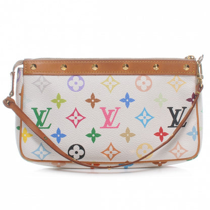 Louis Vuitton Monogram Multicolor Pochette Accessories White 1 of 7