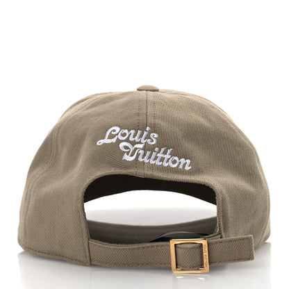 Louis Vuitton Cotton Palm Tree Patch Cap M Beige 6 of 9