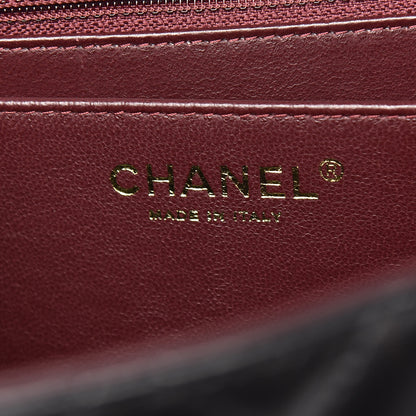 Chanel Lambskin Quilted Maxi Single Flap Black 7 of 14