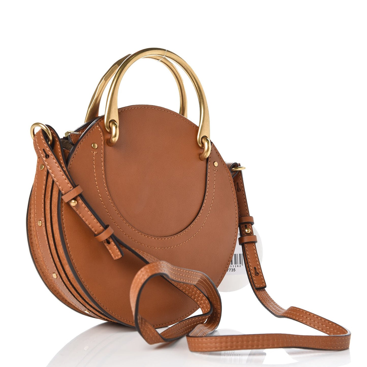 Calfskin Suede Small Pixie Bag Caramel
