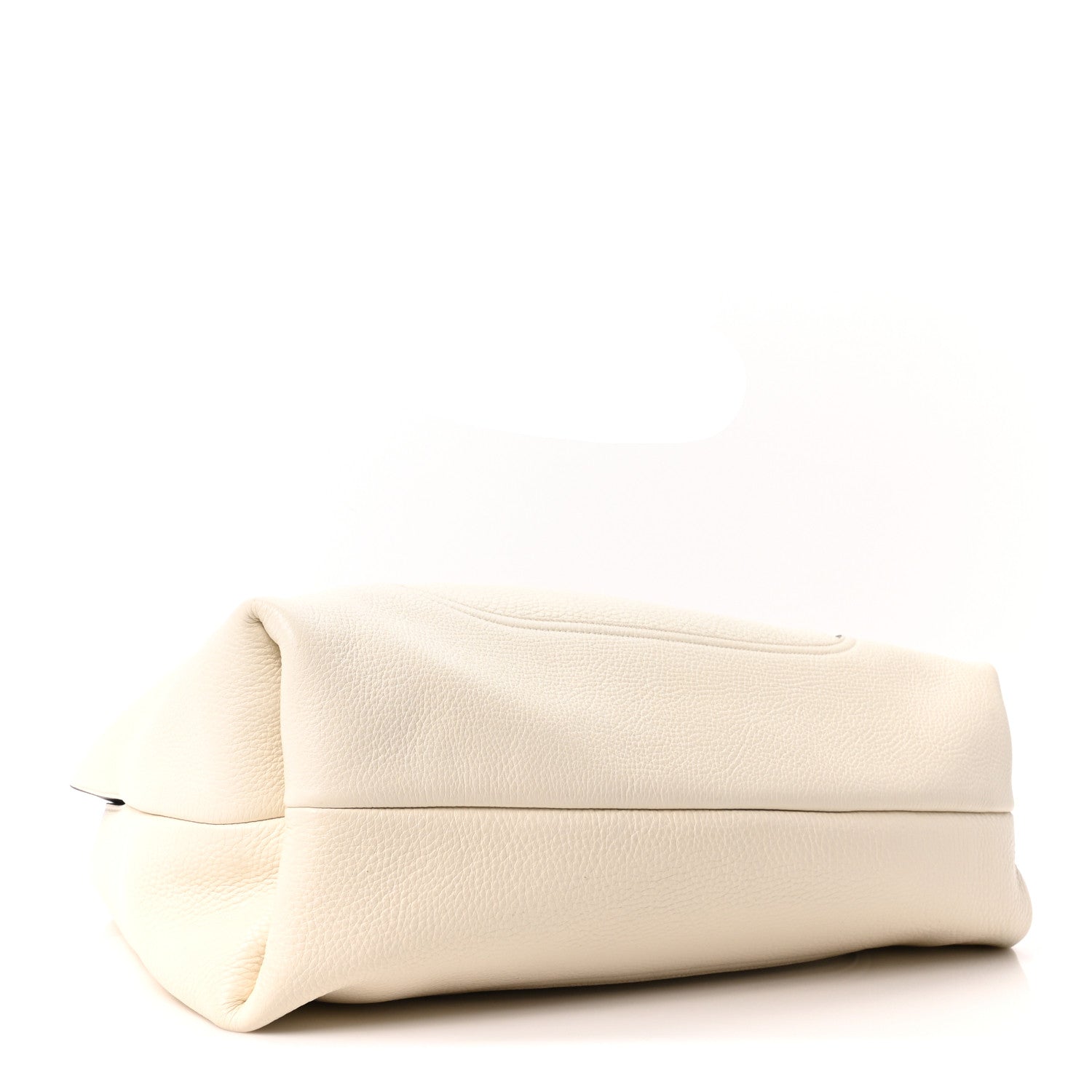 Gucci Grained Calfskin Softbit Maxi Shoulder Bag Dusty White 5 of 11