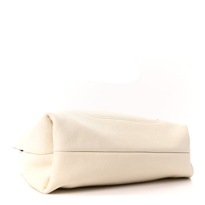 Gucci Grained Calfskin Softbit Maxi Shoulder Bag Dusty White 5 of 11