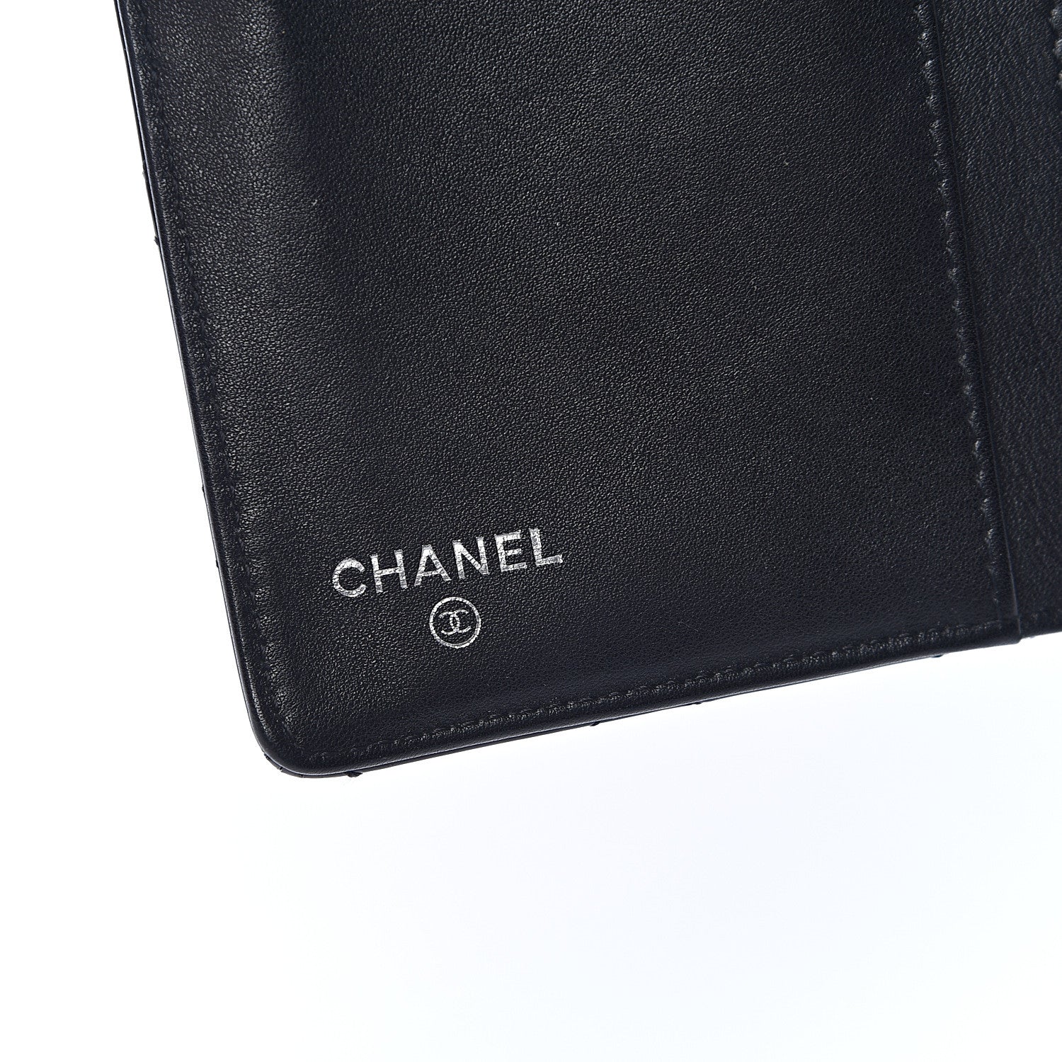 Chanel Patent Quilted Brilliant Yen Wallet Black 6 of 9