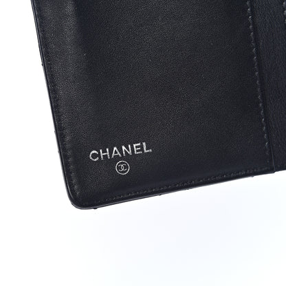Chanel Patent Quilted Brilliant Yen Wallet Black 6 of 9